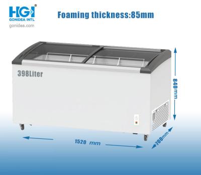 China Commercial Deep Chest Freezer 14 Cubic Feet ODM for sale