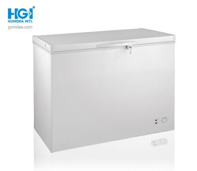 China Electric SASO Eco Friendly Chest Freezer Stand Up 422 Liter 220V 1270x660x934mm for sale