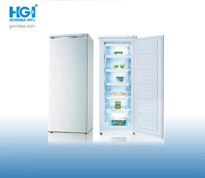 China 185 Liter 6.5 Cf Commercial Single Door Upright Freezer White 240V for sale