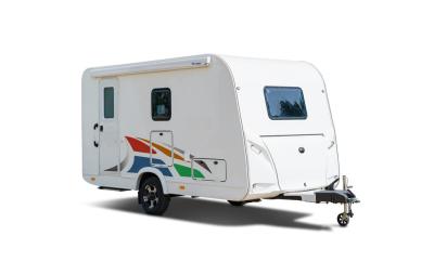 China 5665mm Length RV Travel Trailer Durable Travel Trailers With Electric Brake System for sale