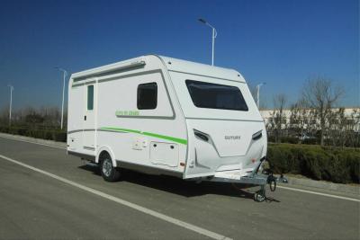 China ROHS Camper Caravan Trailer Dry Wet Separation Mobile House Trailer Camping for sale