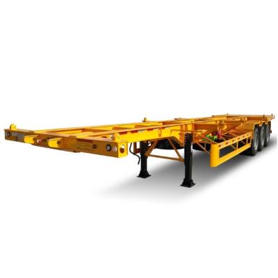 China Heavy Duty Skeleton Container Semi Trailer For Large Scale Cargo Transportation à venda