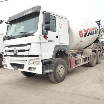 China 371hp Used Concrete Mixer Truck With Diesel Fuel Type 2019 Second Hand Mixer Truck en venta