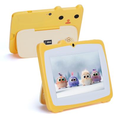 China 3-7 Ages Tablet Kidspad 7 Inch HD Display Kid Proof Case 2GB+32GB Google Play Store Yellow for sale