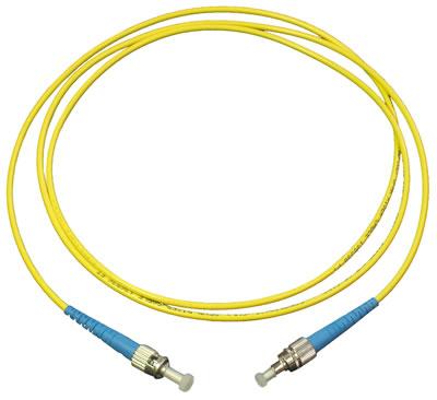 China 3.0mm cable diameter Low insertion loss, high return loss ST - FC Fiber Optic Patch Cord for sale