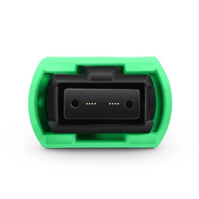 Side view of MTP breakout cable showing bend radius and jacket quality