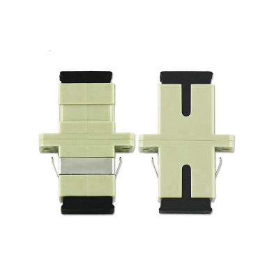China SC Type LC / PC MM Duplex Beige Optical Fiber Adapter For Data Transmission for sale