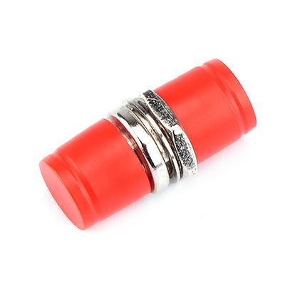 China Red Small D Optical Fiber Adapter FC Singlemode UPC Round Type for sale