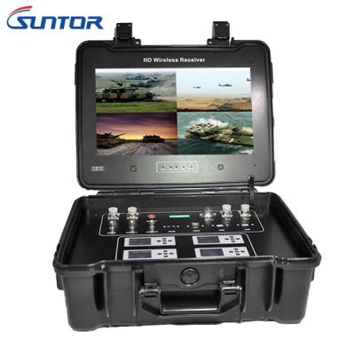 China Portable HD Monitor COFDM Receiver Box Wireless Video Transmitter for sale