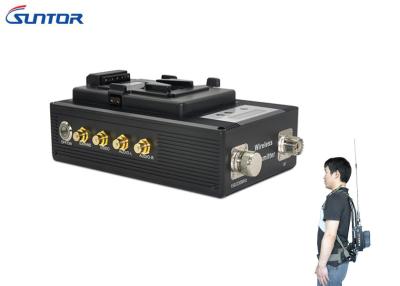 China Corpo militar video sem fio do receptor 2W do transmissor do SD COFDM mini vestido à venda