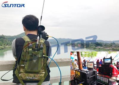 China transmissor video 37dBm da longa distância do RF do transmissor de 5W Manpack COFDM à venda