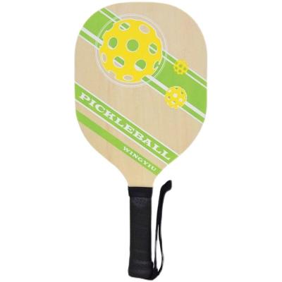 China Pickleball Paddles Lightweight Pickleball Paddles Wooden Racquet For Indoor Outdoor Sports for sale