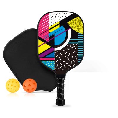 China USAPA Approved Carbon Fiber Surface Honeycomb Core Ultra Cushion Grip Graphite Pickleball Paddle for sale