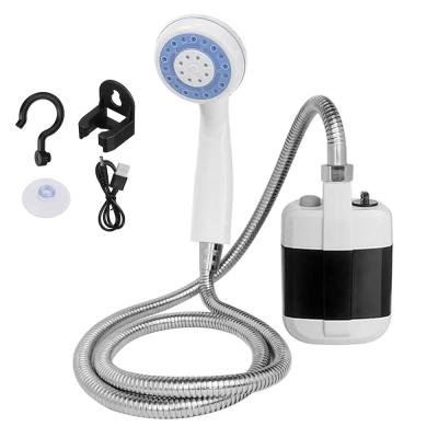 China Rechargeable Portable Camping Shower Outdoor Bath Electric Water Pump for Travel Hiking Beach Pet Cleaning for sale