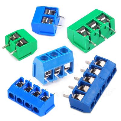 China 5.08mm Pitch PCB Mounted Screw Crimping Type Terminal Blocks 2P 3P Jointable for sale