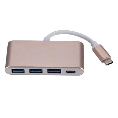 China UBS 3.1 Type-C to 3 Ports USB 3.0 USB-C HUB Adapter OTG Cable High Speed Converter for sale
