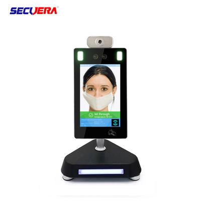 China 8 Inch Walk Through Temperature Scanner Time Attendance Access Control System for sale