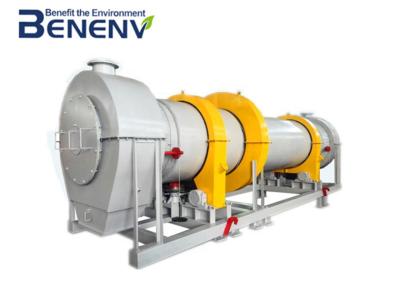 China Industrial Sludge Dryer Machine Durable  Rotary Drum Dryer High Strength for sale