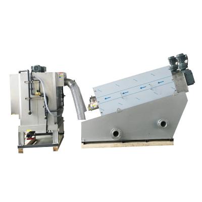 China Enclosed Dewatering Screw Press Machine Durable Structure Corrosion Resistant for sale