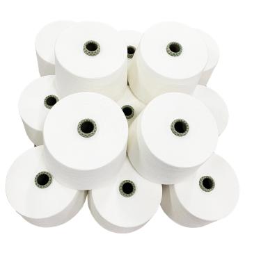 China Ne 36/1 Siro Compact Polyester Viscose 80/20 Yarn for Weaving Raw White AA Grade for sale