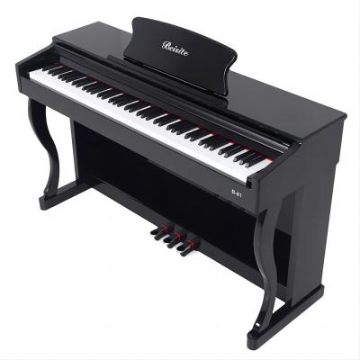 China Controle de volume Piano digital fabricante teclas ponderadas Piano digital vertical à venda