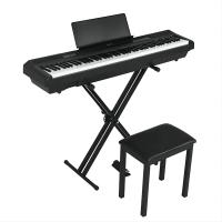 Quality Black Large Portable Digital Piano Wooden Frame For Children for sale