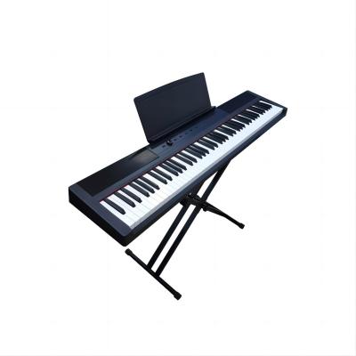 China ISO 88 Piano digital de llave X Piano digital plegable con marco con sonido claro en venta