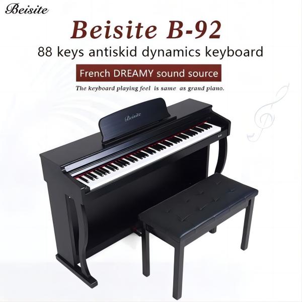 Quality Wood Grain Upright 88 Key Digital Piano Acoustic Electric Piano For Boys for sale