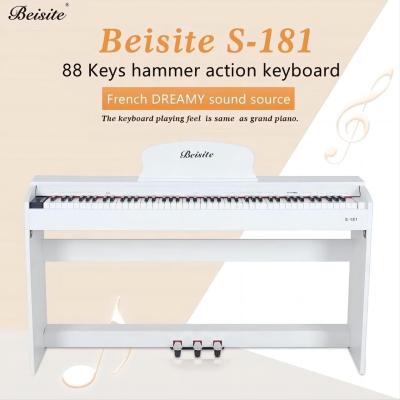 China Sound Effect Control Classic Upright Piano Custom Hammer Action Digital Piano for sale