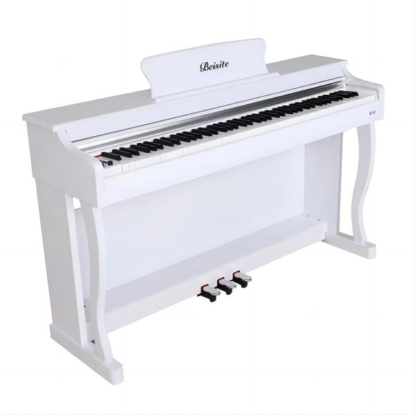 Quality ISO White Stand Up Piano Eco Friendly Materials Lightweight And Portable for sale