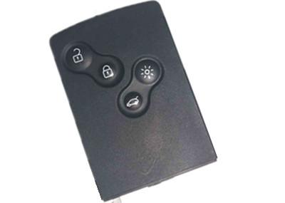 中国 黒いルノー・コレオスのキーレス記入項目のキーFob 4ボタンのトランスポンダーの破片PCF7941 434のMhz 販売のため