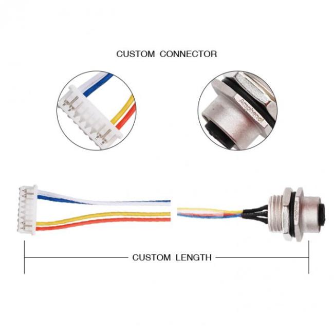M12D-04PFFS-SH8001 Industrial Ethernet Cable Molex 510210800 Amphenol LTW 0