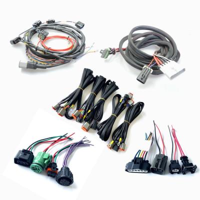 China Wiring Harness Wire AssemblyAutomotive Wiring Harness Trailer Wire Trailer Header 1-7P Automation Instrument Harnesses for sale