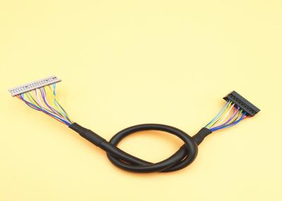 China 2*10 conjunto de cabo do Pin Du Pont LVDS, Hirose que abriga o diodo emissor de luz ao cabo do conversor do LCD à venda
