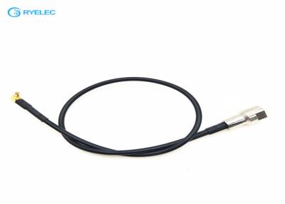 China Right Angle Coaxial Cable Assemblies , MMCX To FME RF Coaxial Aerial Cable for sale