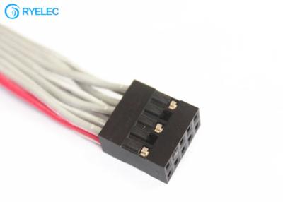 Chine 2*5 femelle de Pin Dupont 2,54 au connecteur femelle, doubles cables connecteur de ruban de rangée à vendre