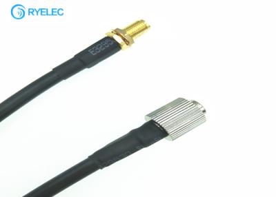 Chine Femelle aux câbles équipés femelles de Sma rf avec le câble coaxial de liaison du tresse Rg174 à vendre
