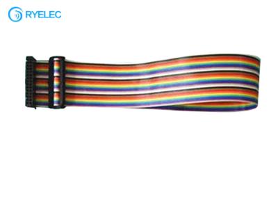 China UL20012 28AWG Rainbow Ribbon Cable 30 Pin IDC 2.54*2.54 TO 30 Pin IDC 2.54*2.54 Pitch for sale