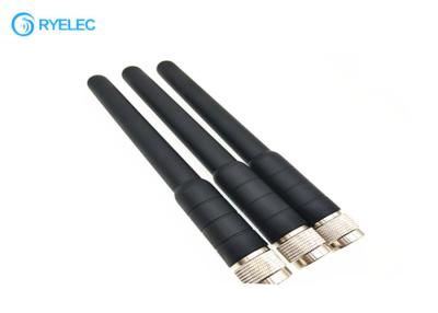 China 5 Ghz IP67 External Wifi Antenna Omni Directiona Antenna Rubber Duck Whip Black With N Male for sale