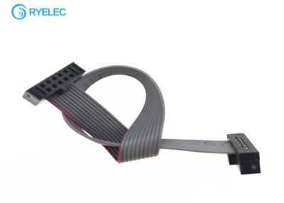China 1.27mm Idc Cable 10P Double Row 2*5 Pin Unmanned Aerial Vehicle Inner Flat Flex Cable for sale