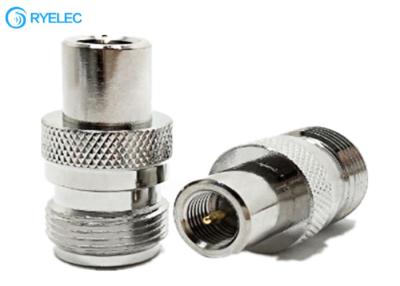 China Nickel Plated RF Antenna Connector For Phone Booster N Jack Female To FME Male Plug Type for sale
