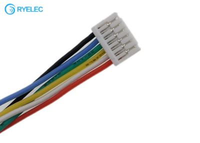 China 3239 Silicone Rubber High Voltage Cable 50kv Wiring Harness With 1.25mm 6 Pin JST-GH To GHR-06V for sale
