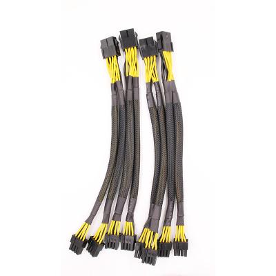 China Cable Assembly PciE 8pin Female To 8pin Male Cable Adapter Cpu 8p Power Supply Cable for sale