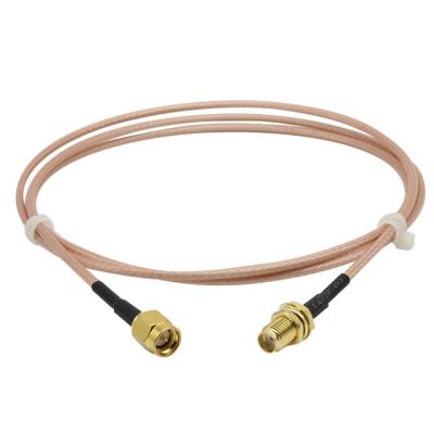 China SMA Male To SMA Female Adapter 50 Ohm With RG316 Jumper Coaxial RF Pigtail Cable for sale