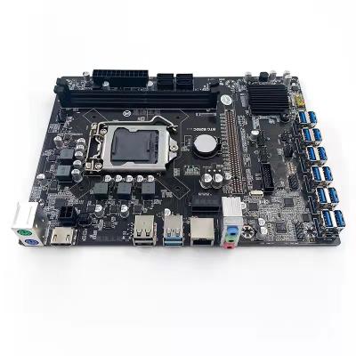 China Oem  12 Pcie  BTC Motherboard Gpu Expert B250C V1.0 12P 1X With B250 PCH Chipset for sale