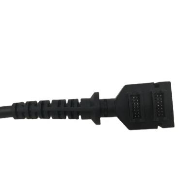 China Pin IDC de la asamblea de cable del varón LVDS del doble dos USB2.0 A 14 para Verifone VX820 en venta