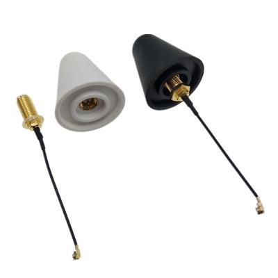 China SMA 2.4G MINI Antenna WIFI Finger Audio Antenna 1DB 2.4ghz Omni With UFL Cable for sale