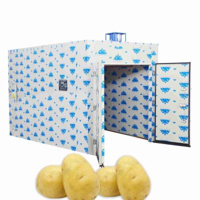 China Pompa de calor automática de Chips Dryer Machine 26Kw de la patata del PLC Tray Dryer Machine en venta