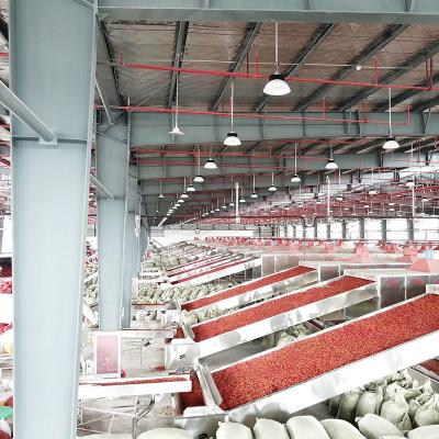 China ODM SGS Fruit Vegetable Processing Line Multilayer Drying And Cleaning Combination for sale