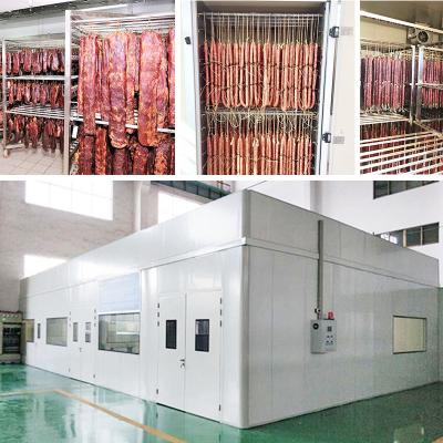 China 600 To 1000KG Sausage Shrimp Meat Drying Machine Wearproof 26KW for sale